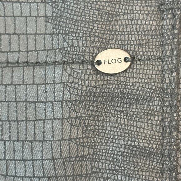 Flog Bevy Flog Shely Black Snake Drawstring Waist Pull on Pants sz 28 EUC - Picture 5 of 10